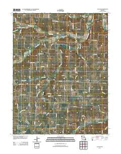 Latham Missouri Historical topographic map, 1:24000 scale, 7.5 X 7.5 Minute, Year 2011
