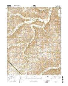 Latham Missouri Current topographic map, 1:24000 scale, 7.5 X 7.5 Minute, Year 2015