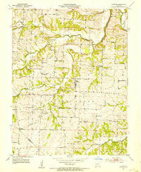 Latham Missouri Historical topographic map, 1:24000 scale, 7.5 X 7.5 Minute, Year 1951
