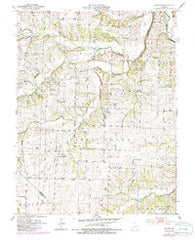 Latham Missouri Historical topographic map, 1:24000 scale, 7.5 X 7.5 Minute, Year 1951