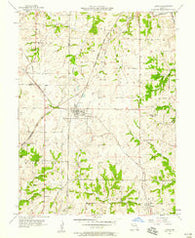 Lawson Missouri Historical topographic map, 1:24000 scale, 7.5 X 7.5 Minute, Year 1957