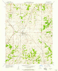 Lawson Missouri Historical topographic map, 1:24000 scale, 7.5 X 7.5 Minute, Year 1957