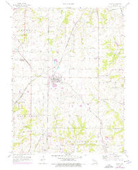 Lawson Missouri Historical topographic map, 1:24000 scale, 7.5 X 7.5 Minute, Year 1957