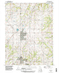 Lawson Missouri Historical topographic map, 1:24000 scale, 7.5 X 7.5 Minute, Year 1990