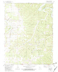 Leadmine Missouri Historical topographic map, 1:24000 scale, 7.5 X 7.5 Minute, Year 1982