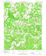 Leasburg Missouri Historical topographic map, 1:24000 scale, 7.5 X 7.5 Minute, Year 1948