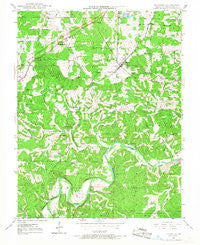 Leasburg Missouri Historical topographic map, 1:24000 scale, 7.5 X 7.5 Minute, Year 1948