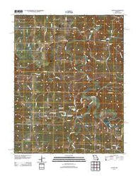 Lecoma Missouri Historical topographic map, 1:24000 scale, 7.5 X 7.5 Minute, Year 2012