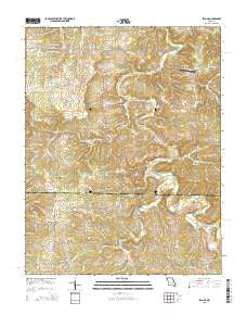 Lecoma Missouri Current topographic map, 1:24000 scale, 7.5 X 7.5 Minute, Year 2015