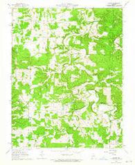 Lecoma Missouri Historical topographic map, 1:24000 scale, 7.5 X 7.5 Minute, Year 1963