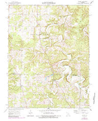 Lecoma Missouri Historical topographic map, 1:24000 scale, 7.5 X 7.5 Minute, Year 1963