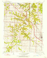 Lees Summit Missouri Historical topographic map, 1:24000 scale, 7.5 X 7.5 Minute, Year 1949
