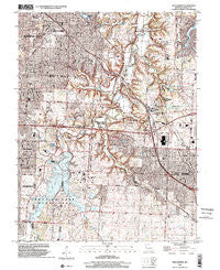 Lees Summit Missouri Historical topographic map, 1:24000 scale, 7.5 X 7.5 Minute, Year 1996