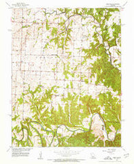 Leesville Missouri Historical topographic map, 1:24000 scale, 7.5 X 7.5 Minute, Year 1953