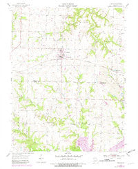 Leeton Missouri Historical topographic map, 1:24000 scale, 7.5 X 7.5 Minute, Year 1955