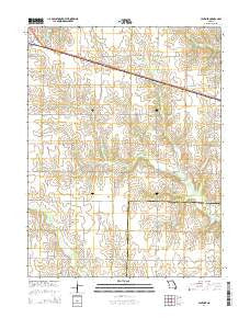Lentner Missouri Current topographic map, 1:24000 scale, 7.5 X 7.5 Minute, Year 2014