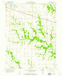 Lentner Missouri Historical topographic map, 1:24000 scale, 7.5 X 7.5 Minute, Year 1958