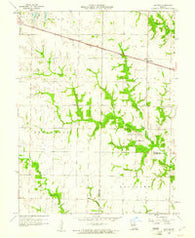 Lentner Missouri Historical topographic map, 1:24000 scale, 7.5 X 7.5 Minute, Year 1958