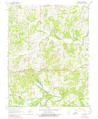 Leslie Missouri Historical topographic map, 1:24000 scale, 7.5 X 7.5 Minute, Year 1966