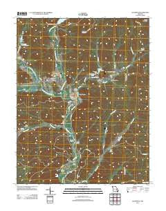 Lesterville Missouri Historical topographic map, 1:24000 scale, 7.5 X 7.5 Minute, Year 2011