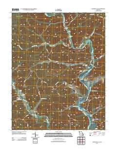 Lesterville SE Missouri Historical topographic map, 1:24000 scale, 7.5 X 7.5 Minute, Year 2011