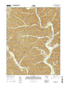 Lesterville SE Missouri Current topographic map, 1:24000 scale, 7.5 X 7.5 Minute, Year 2015