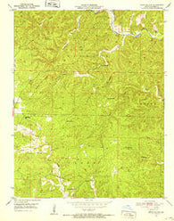 Lewis Hollow Missouri Historical topographic map, 1:24000 scale, 7.5 X 7.5 Minute, Year 1951
