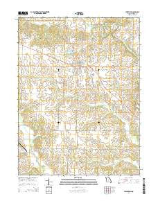Lewistown Missouri Current topographic map, 1:24000 scale, 7.5 X 7.5 Minute, Year 2014