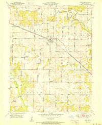 Lewistown Missouri Historical topographic map, 1:24000 scale, 7.5 X 7.5 Minute, Year 1951
