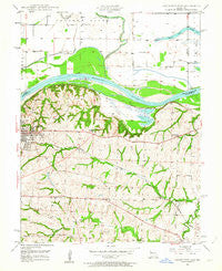 Lexington East Missouri Historical topographic map, 1:24000 scale, 7.5 X 7.5 Minute, Year 1949
