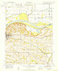Lexington East Missouri Historical topographic map, 1:24000 scale, 7.5 X 7.5 Minute, Year 1950