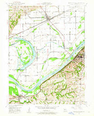 Lexington West Missouri Historical topographic map, 1:24000 scale, 7.5 X 7.5 Minute, Year 1949