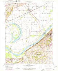 Lexington West Missouri Historical topographic map, 1:24000 scale, 7.5 X 7.5 Minute, Year 1949