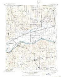 Lexington Missouri Historical topographic map, 1:125000 scale, 30 X 30 Minute, Year 1889