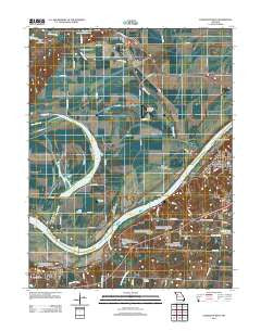 Lexington West Missouri Historical topographic map, 1:24000 scale, 7.5 X 7.5 Minute, Year 2012