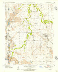 Liberal Missouri Historical topographic map, 1:24000 scale, 7.5 X 7.5 Minute, Year 1948