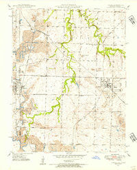 Liberal Missouri Historical topographic map, 1:24000 scale, 7.5 X 7.5 Minute, Year 1948