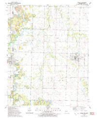 Liberal Missouri Historical topographic map, 1:24000 scale, 7.5 X 7.5 Minute, Year 1991