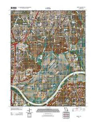 Liberty Missouri Historical topographic map, 1:24000 scale, 7.5 X 7.5 Minute, Year 2012