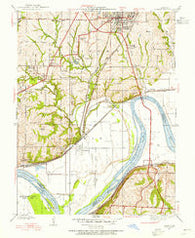 Liberty Missouri Historical topographic map, 1:24000 scale, 7.5 X 7.5 Minute, Year 1935