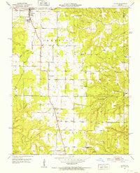 Licking Missouri Historical topographic map, 1:24000 scale, 7.5 X 7.5 Minute, Year 1951
