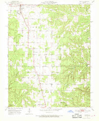 Licking Missouri Historical topographic map, 1:24000 scale, 7.5 X 7.5 Minute, Year 1951