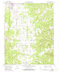 Licking Missouri Historical topographic map, 1:24000 scale, 7.5 X 7.5 Minute, Year 1951