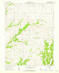 Lincoln NW Missouri Historical topographic map, 1:24000 scale, 7.5 X 7.5 Minute, Year 1961
