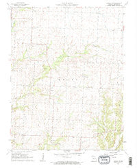 Lincoln NW Missouri Historical topographic map, 1:24000 scale, 7.5 X 7.5 Minute, Year 1961