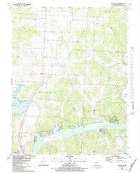 Lincoln SE Missouri Historical topographic map, 1:24000 scale, 7.5 X 7.5 Minute, Year 1983