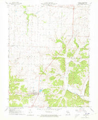 Lincoln Missouri Historical topographic map, 1:24000 scale, 7.5 X 7.5 Minute, Year 1961
