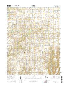 Lincoln NW Missouri Current topographic map, 1:24000 scale, 7.5 X 7.5 Minute, Year 2014