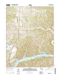 Lincoln SE Missouri Current topographic map, 1:24000 scale, 7.5 X 7.5 Minute, Year 2014