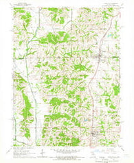 Lineville Iowa Historical topographic map, 1:24000 scale, 7.5 X 7.5 Minute, Year 1964